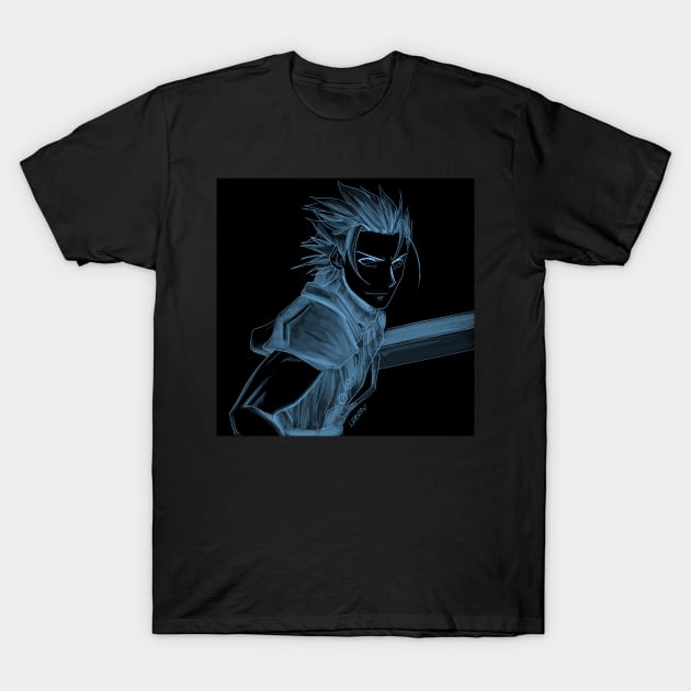 zack fair in ghost suit in final fantasy vii T-Shirt by jorge_lebeau